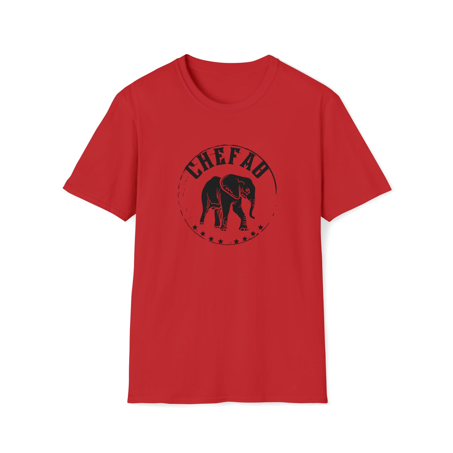 Chefao Elephant II, Unisex Softstyle T-Shirt