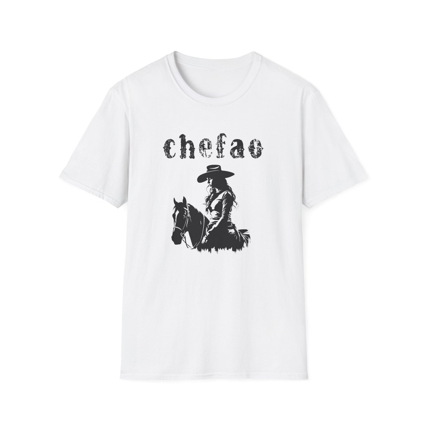 Chefao Cowgirl VIII, Unisex Softstyle T-Shirt