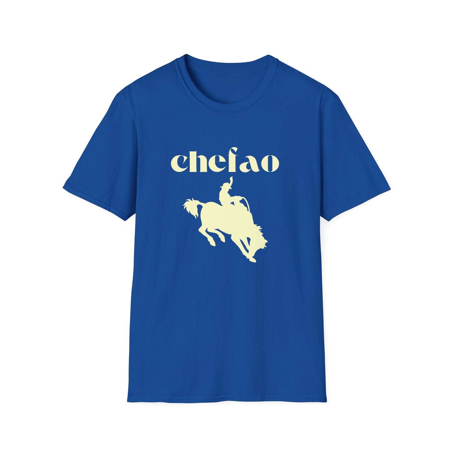 Chefao Cowboy X, Unisex Softstyle T-Shirt