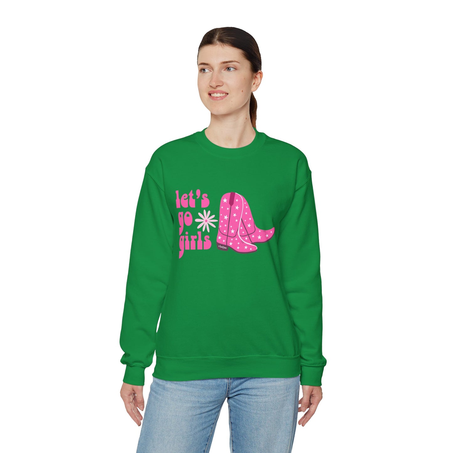 Let's Go Girls, Unisex Heavy Blend Crewneck Sweatshirt