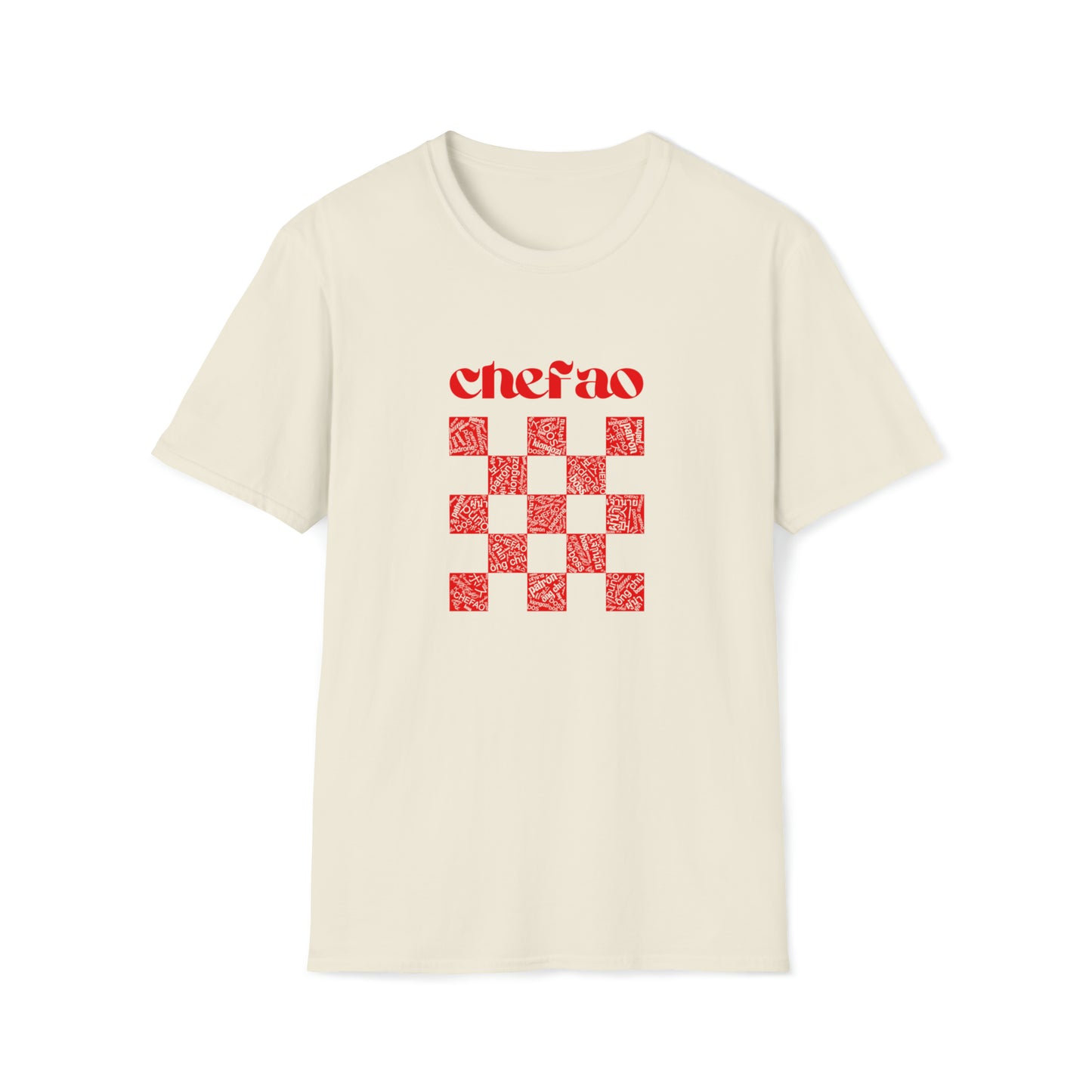 Chefao Checkered I, Unisex Softstyle T-Shirt