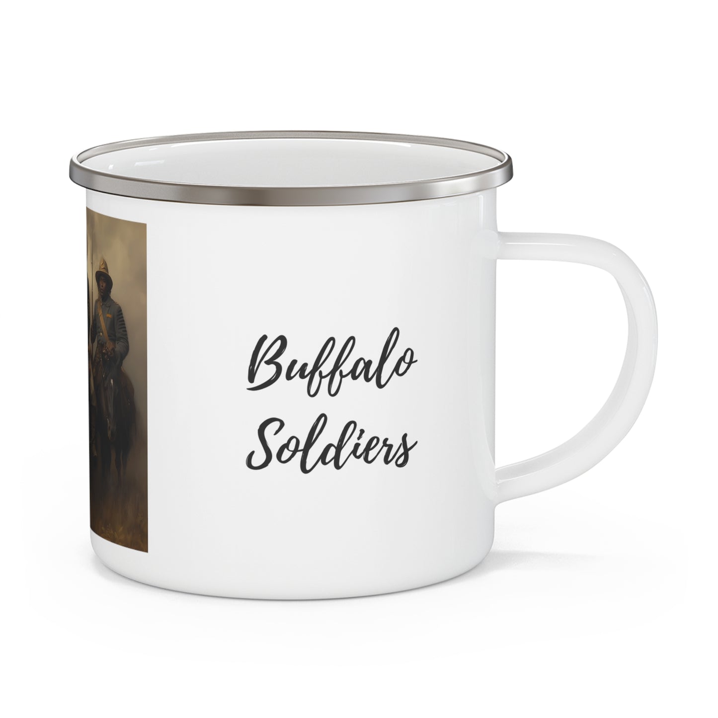 Buffalo Soldiers, Enamel Camping Mug