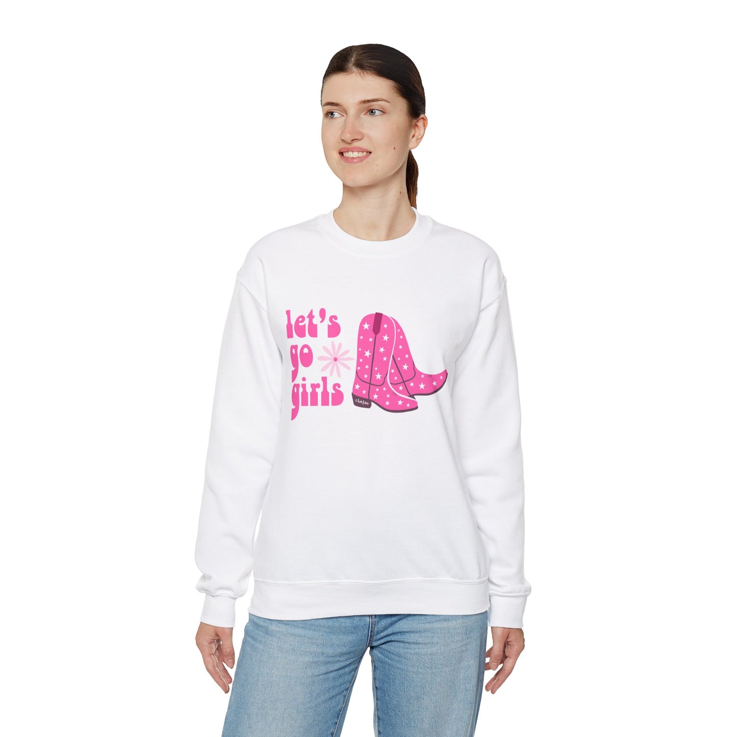 Let's Go Girls, Unisex Heavy Blend Crewneck Sweatshirt