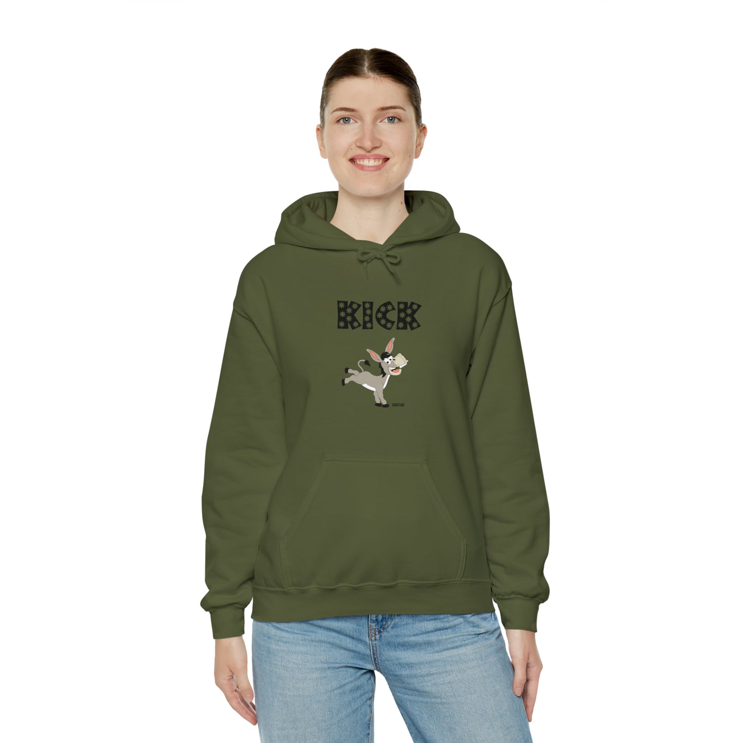 Chefao Kick I, Unisex Heavy Blend Hooded Sweatshirt