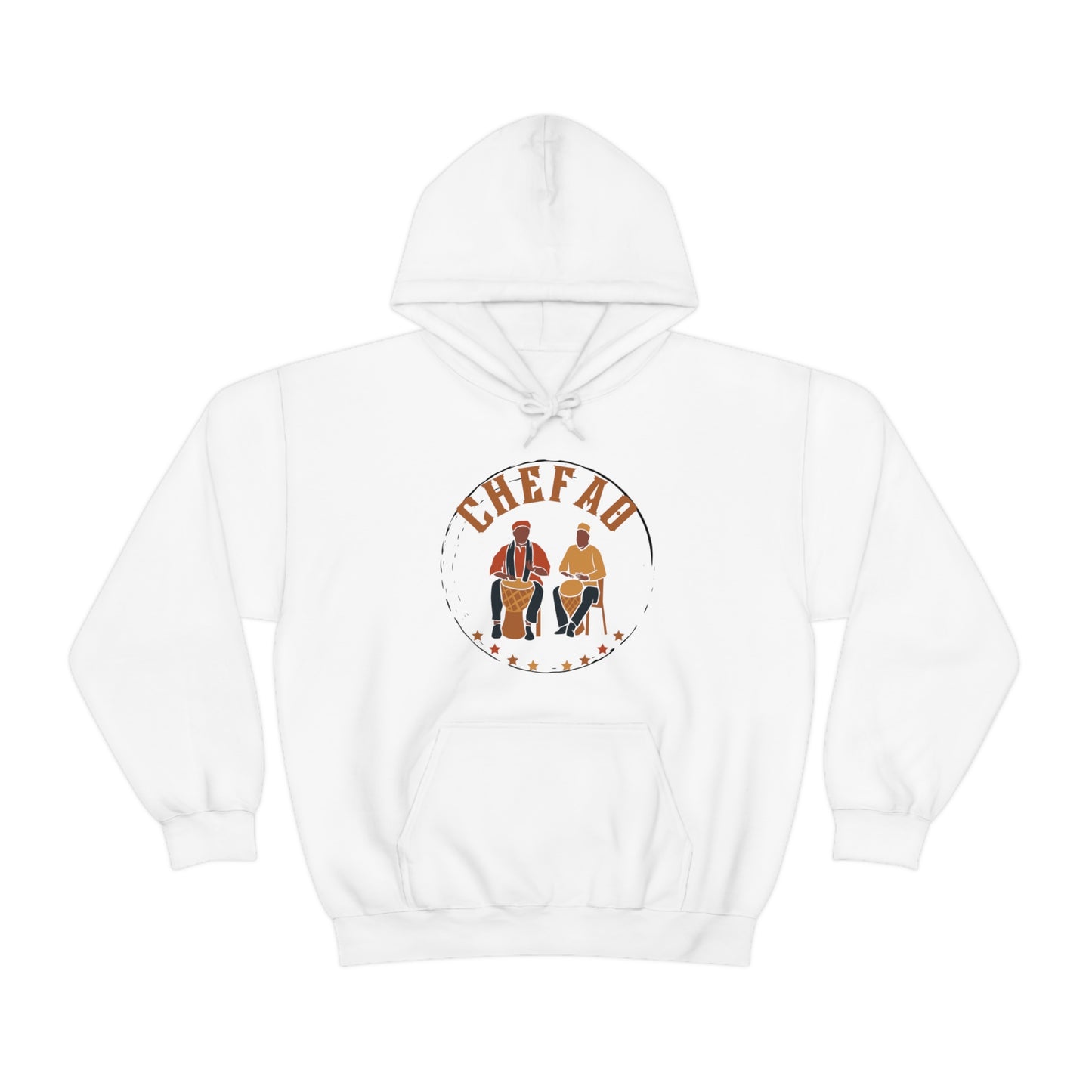 Chefao Drums I, Unisex Heavy Blend Hooded Sweatshirt