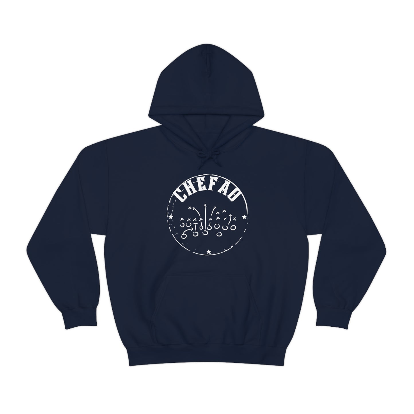 Chefao Football I, Unisex Heavy Blend Hooded Sweatshirt