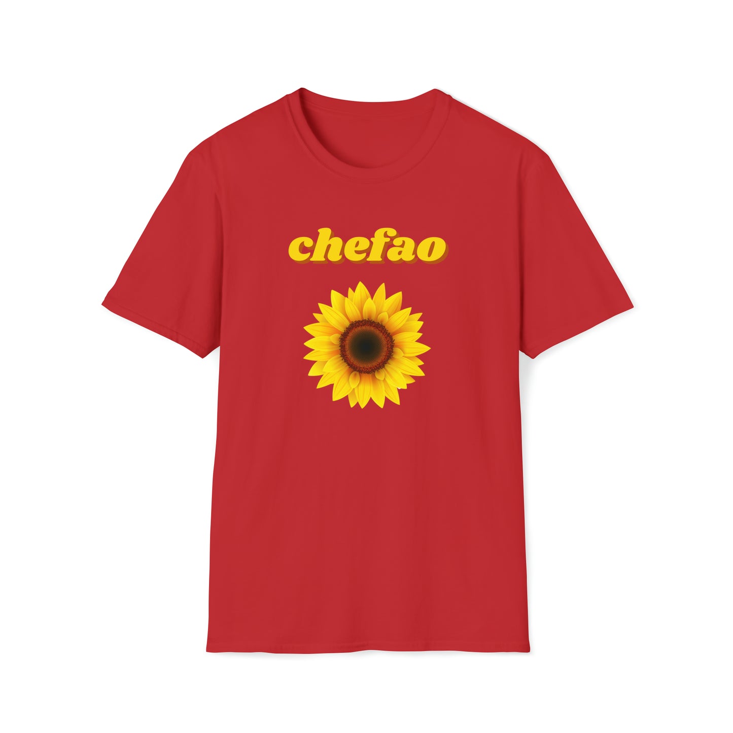 Chefao Sunflower I, Unisex Softstyle T-Shirt