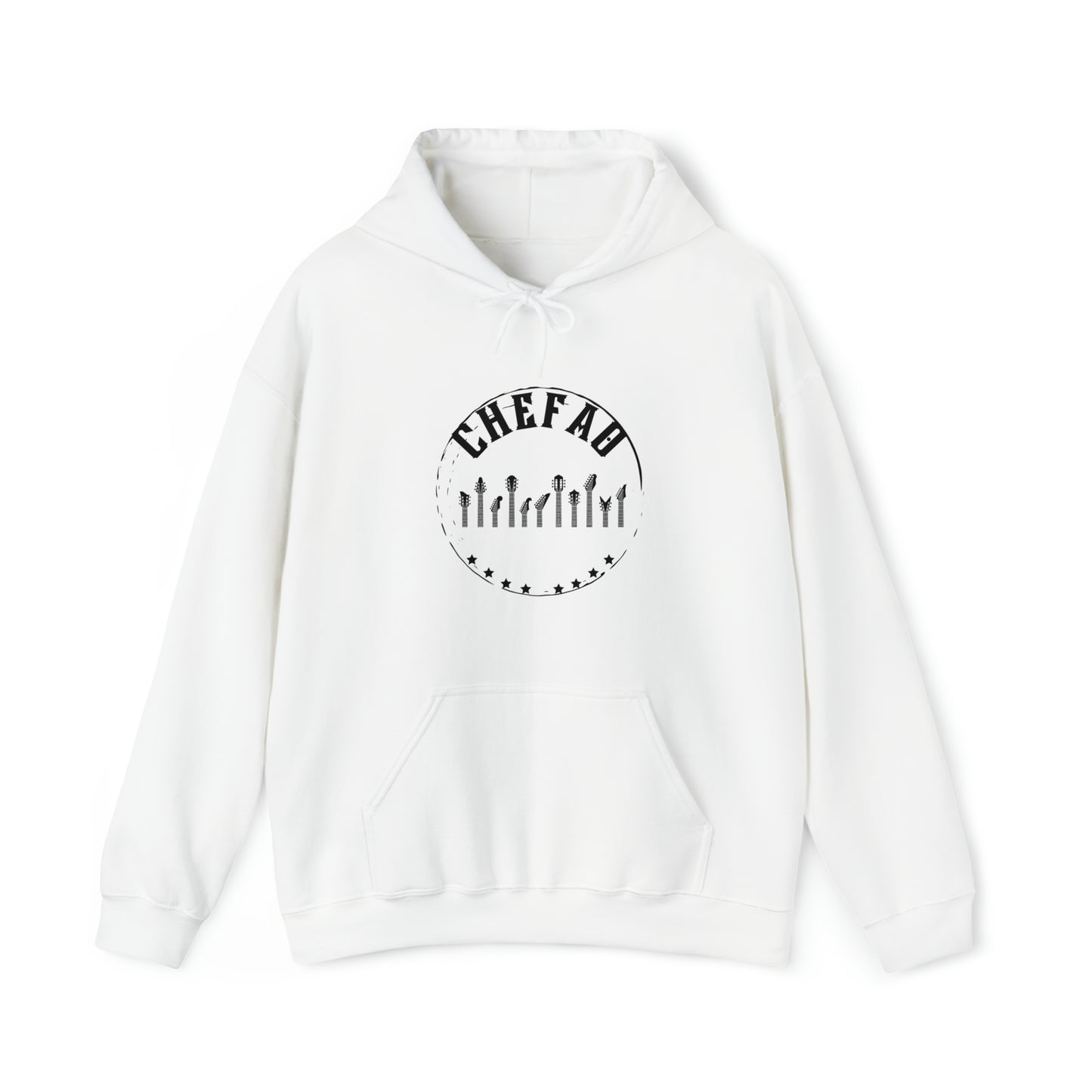 Chefao Guitar II, Unisex Heavy Blend Hooded Sweatshirt