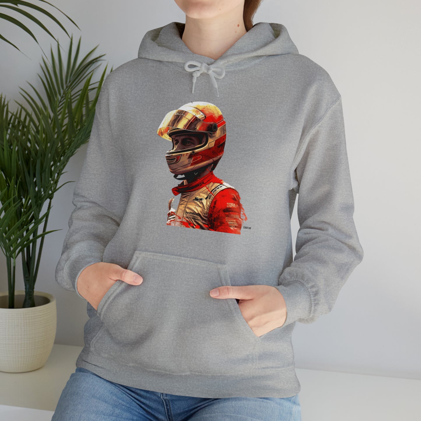 Racecar Driver, Unisex Heavy Blend Hooded Sweatshirt