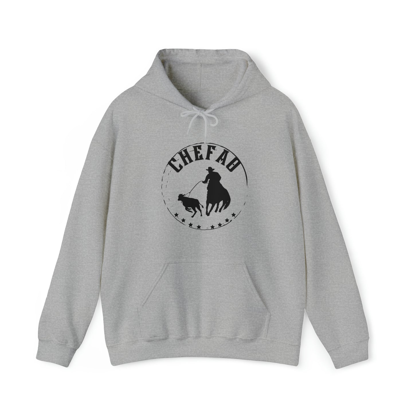 Chefao Calf Roping I, Unisex Heavy Blend Hooded Sweatshirt