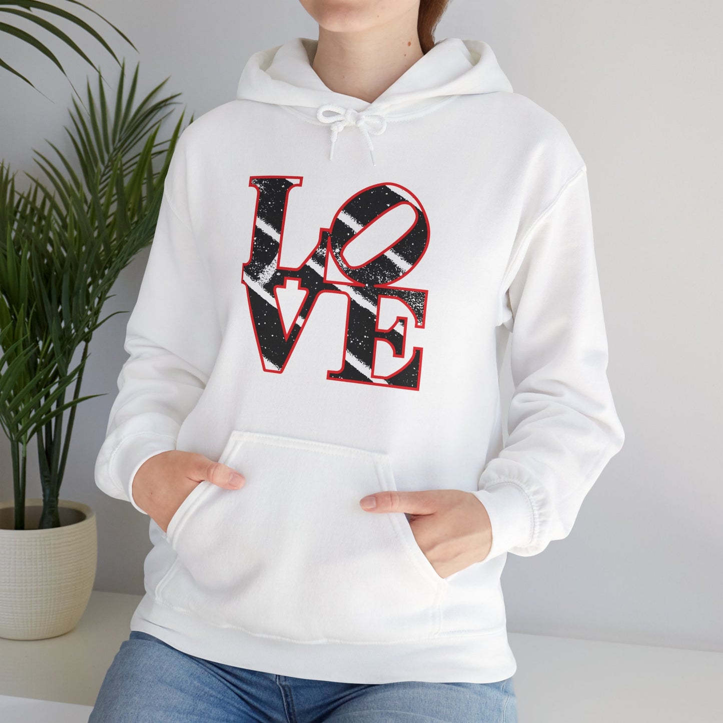 Chefao Love Blocks I, Unisex Heavy Blend Hooded Sweatshirt