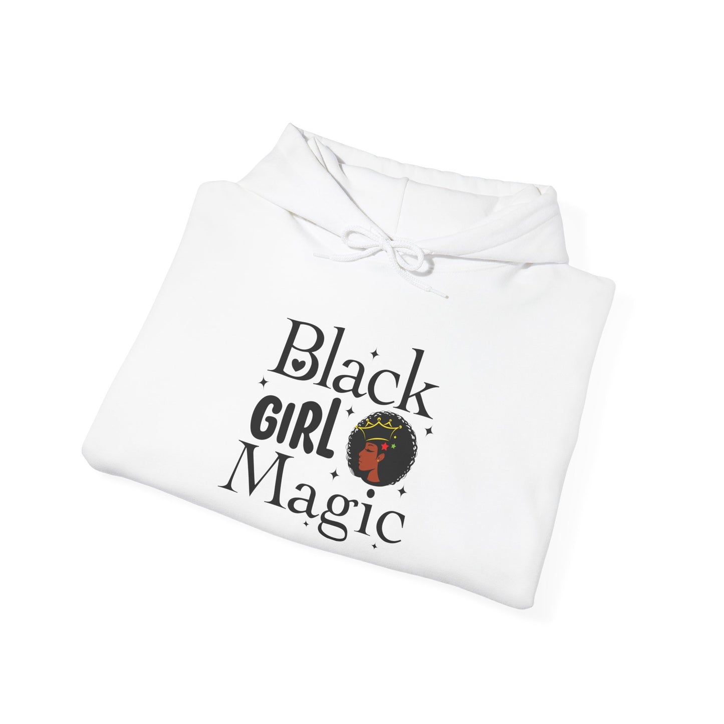 Chefao Black Girl Magic I , Unisex Heavy Blend™ Hooded Sweatshirt