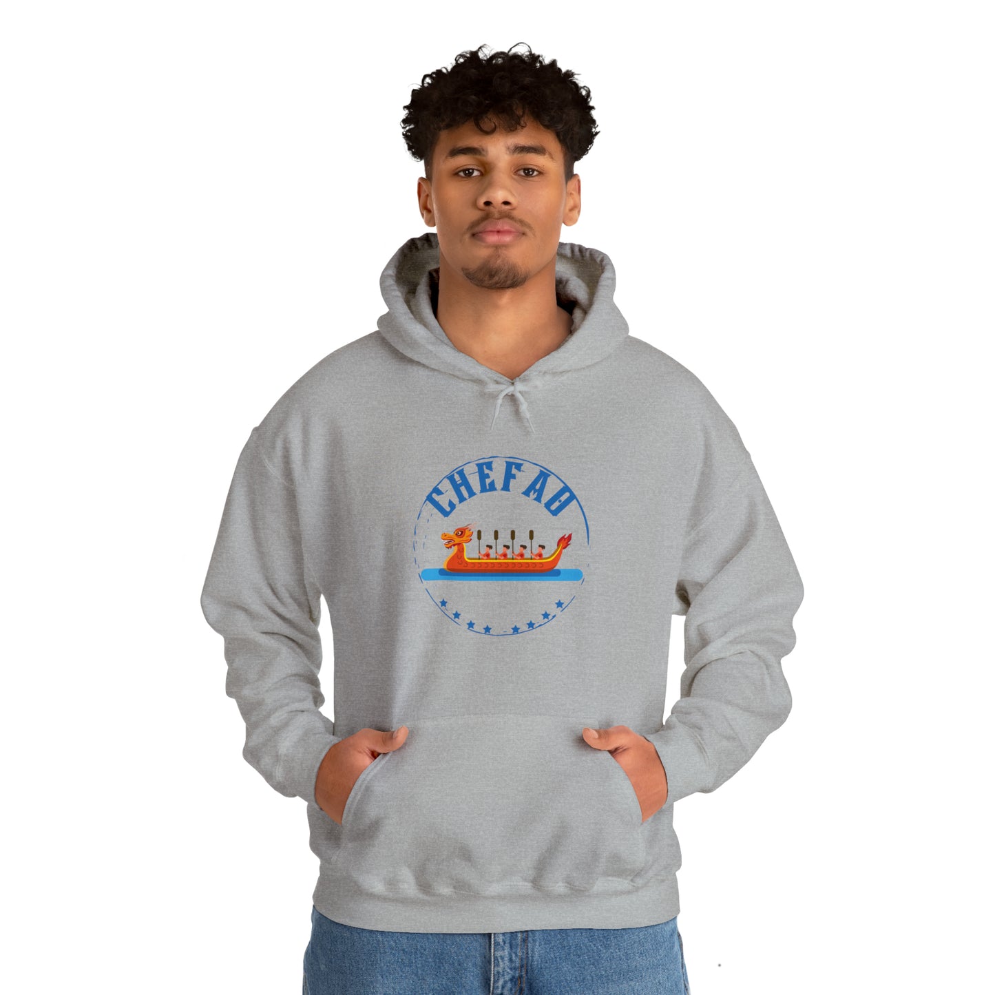 Chefao Dragonboat III, Unisex Heavy Blend Hooded Sweatshirt