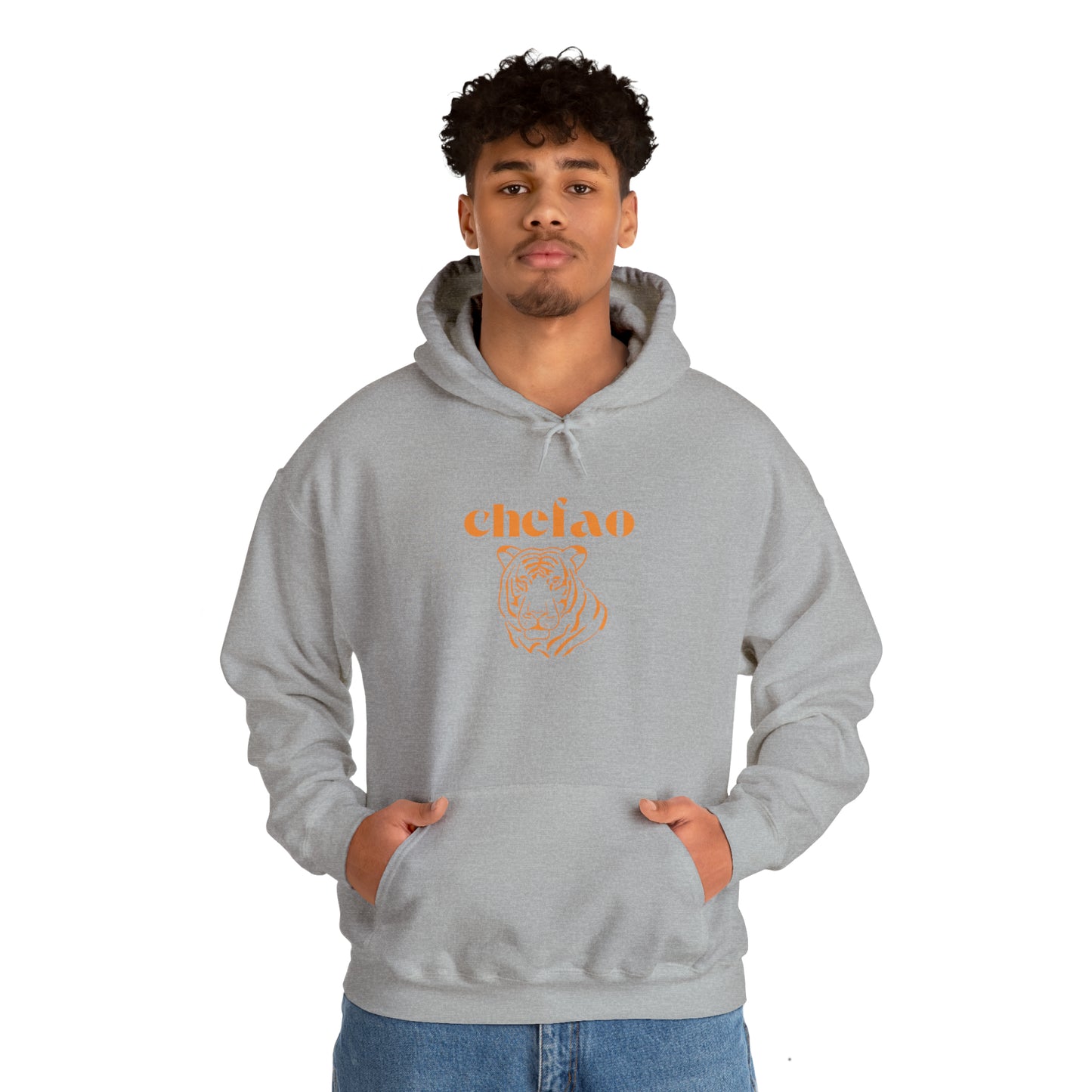 Chefao Tiger I, Unisex Heavy Blend Hooded Sweatshirt