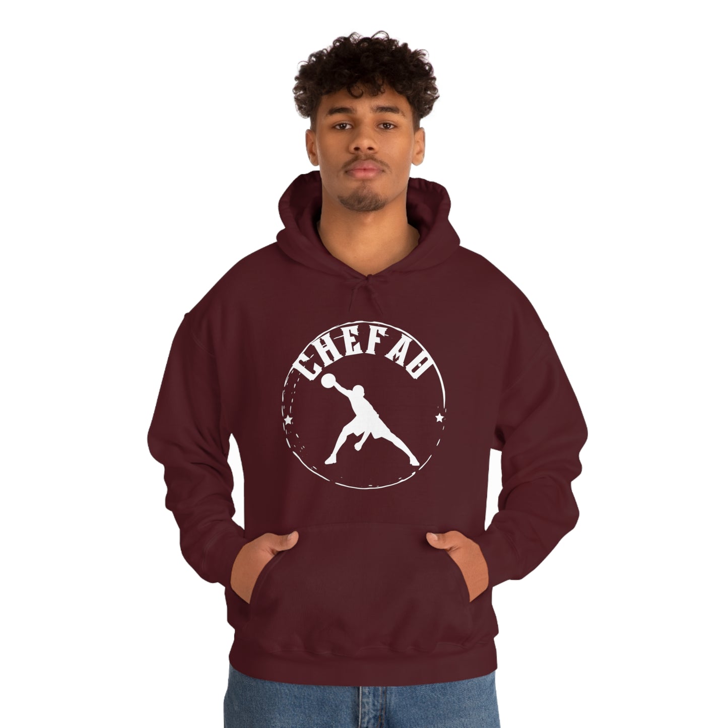 Chefao Basketball III, Unisex Heavy Blend Hooded Sweatshirt