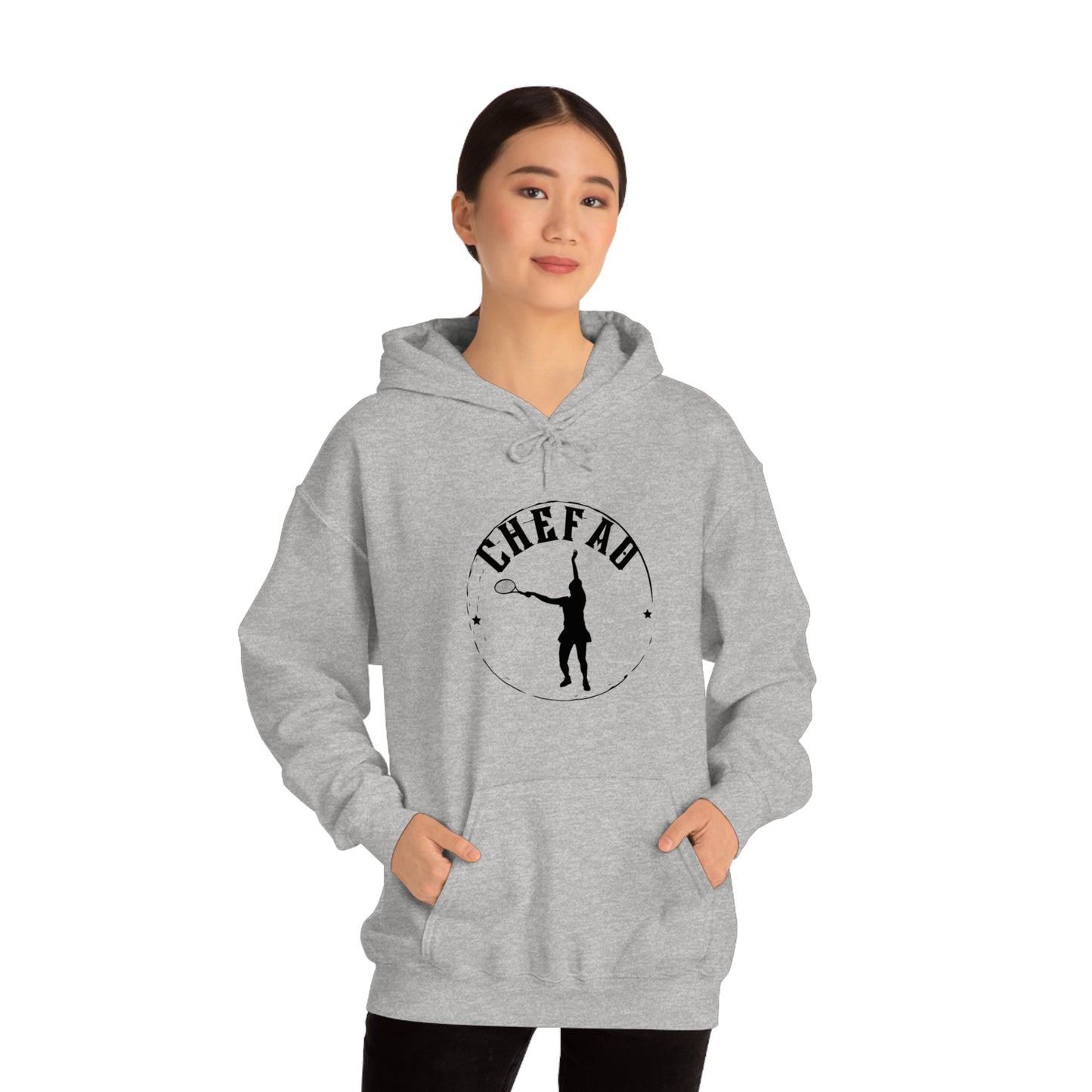 Chefao Tennis I, Unisex Heavy Blend Hooded Sweatshirt