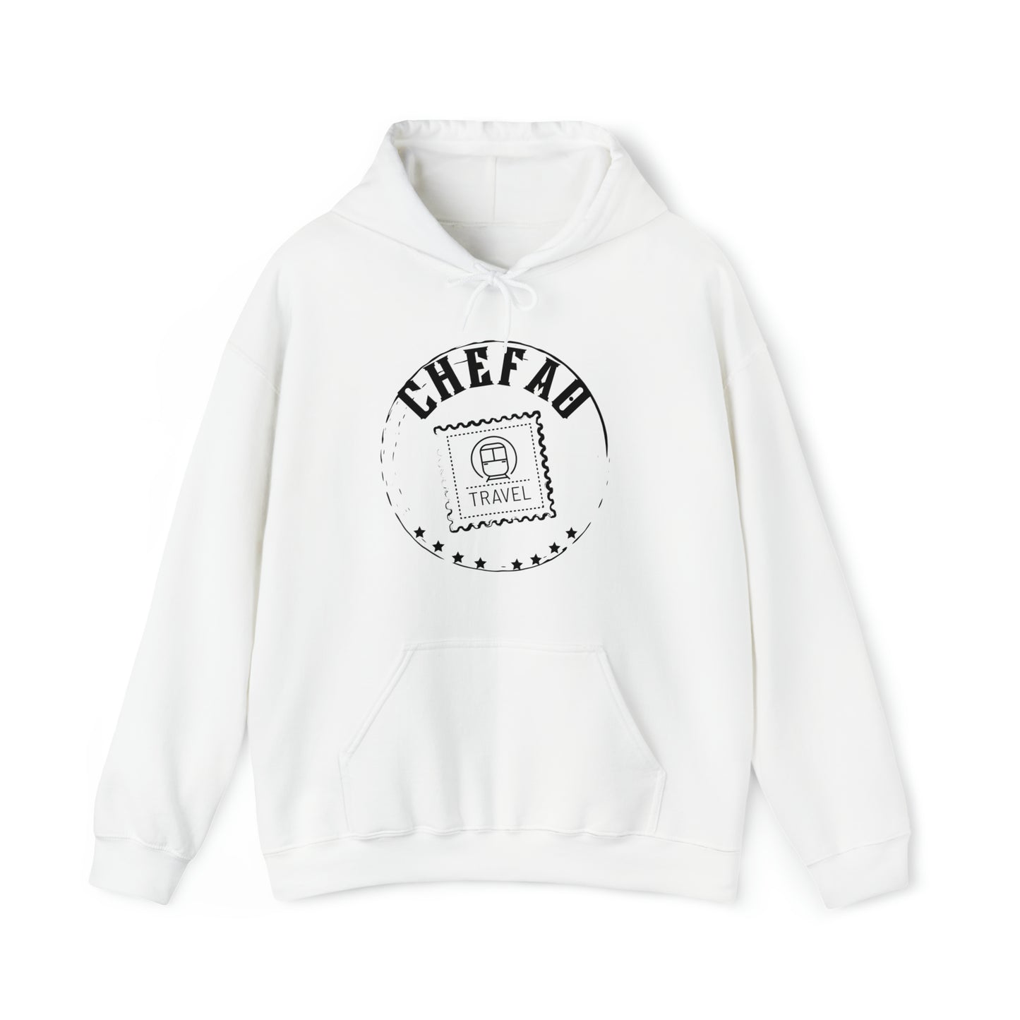 Chefao Travel II, Unisex Heavy Blend Hooded Sweatshirt