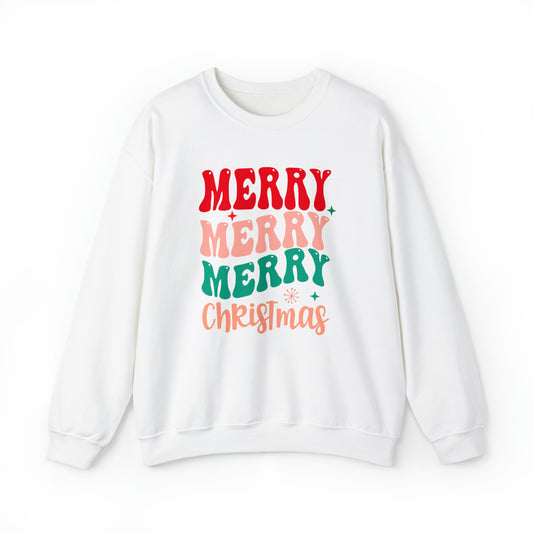 Merry Christmas II, Unisex Heavy Blend Crewneck Sweatshirt