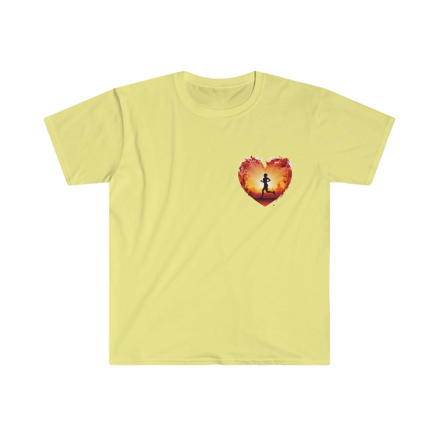Runner at Heart, Unisex Softstyle T-Shirt