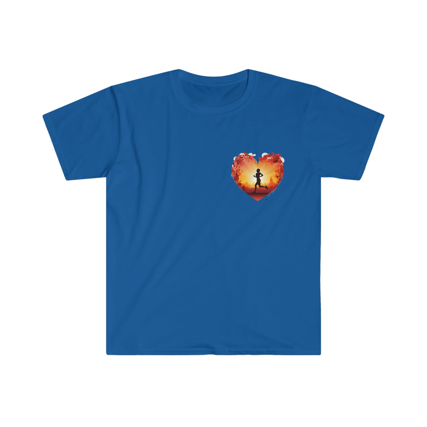 Runner at Heart, Unisex Softstyle T-Shirt
