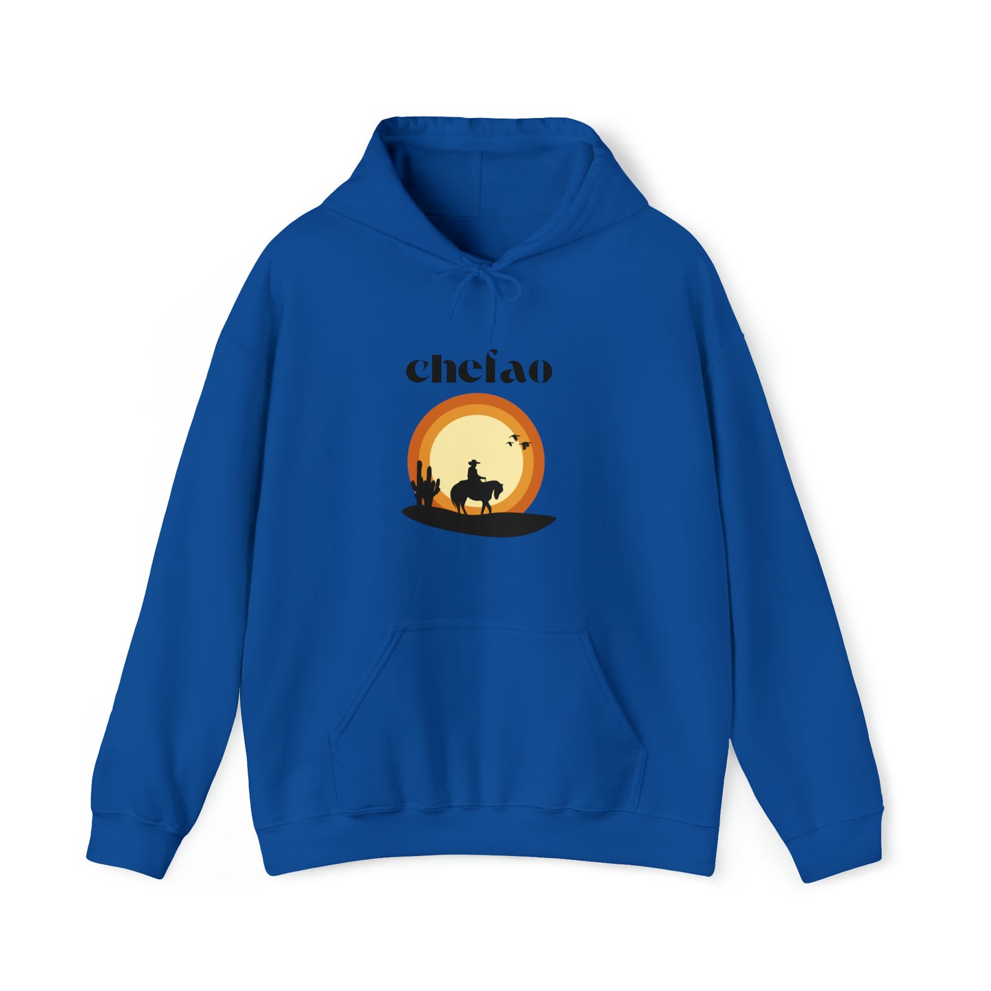 Chefao Cowboy VI, Unisex Heavy Blend Hooded Sweatshirt