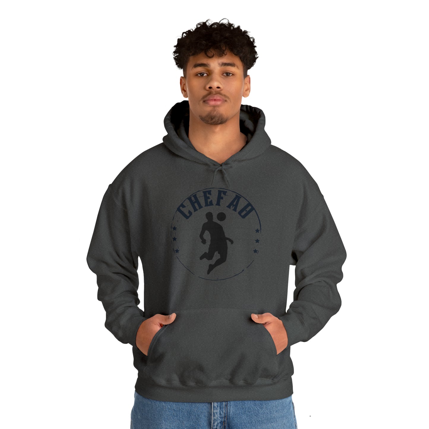 Chefao Soccer IV, Unisex Heavy Blend Hooded Sweatshirt