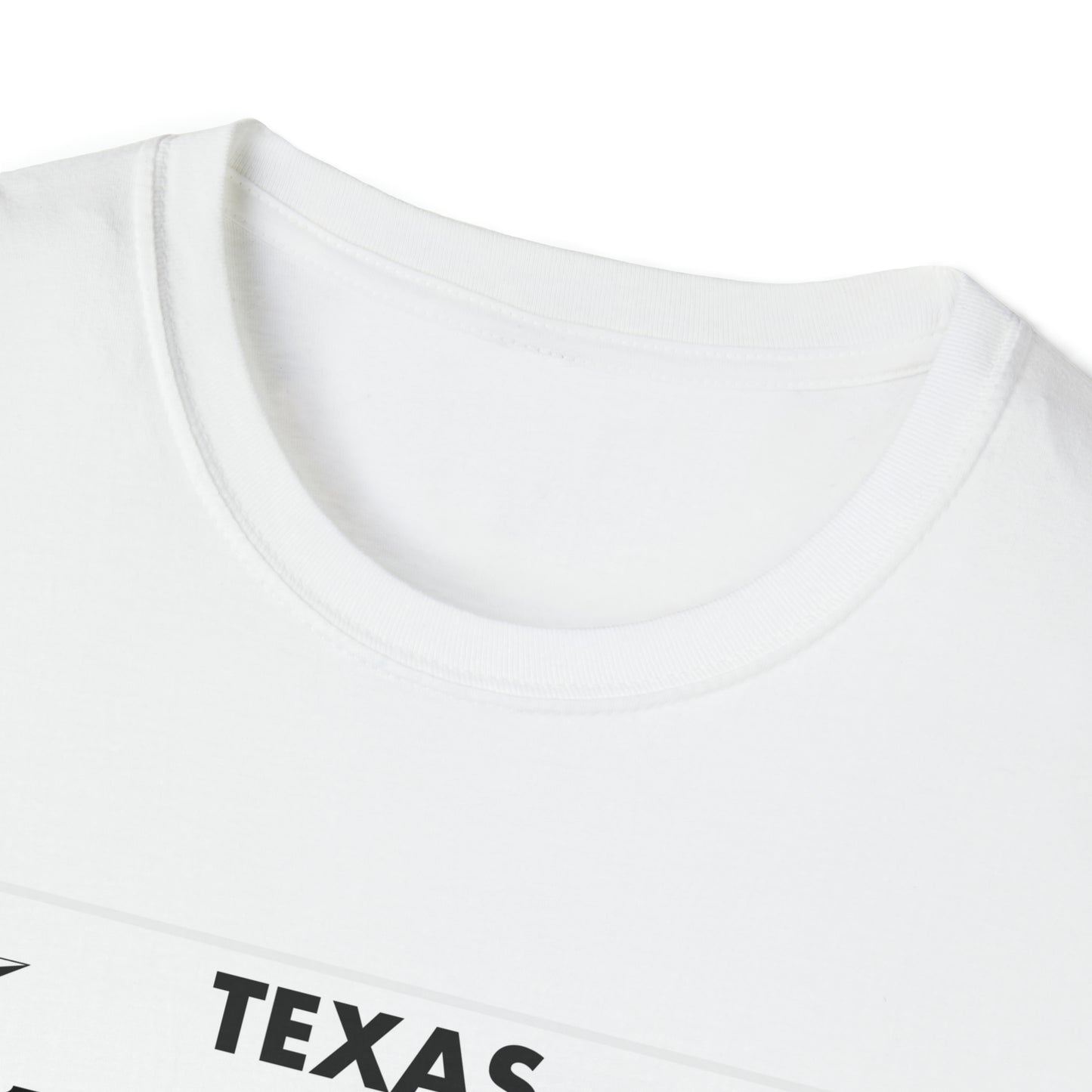 Chefao Texas License Plate I, Unisex Softstyle T-Shirt