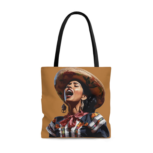 Mariachi Woman, Tote Bag