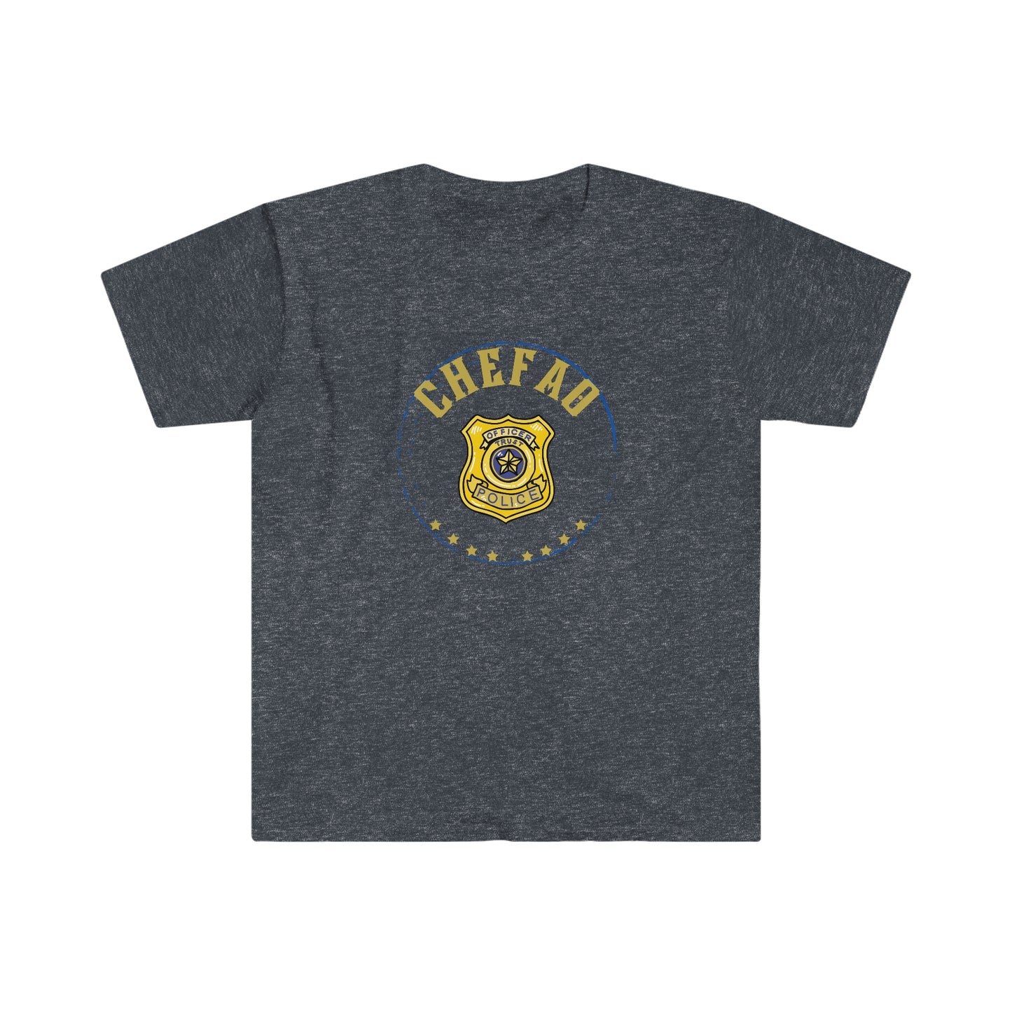 Chefao Police I, Unisex Softstyle T-Shirt