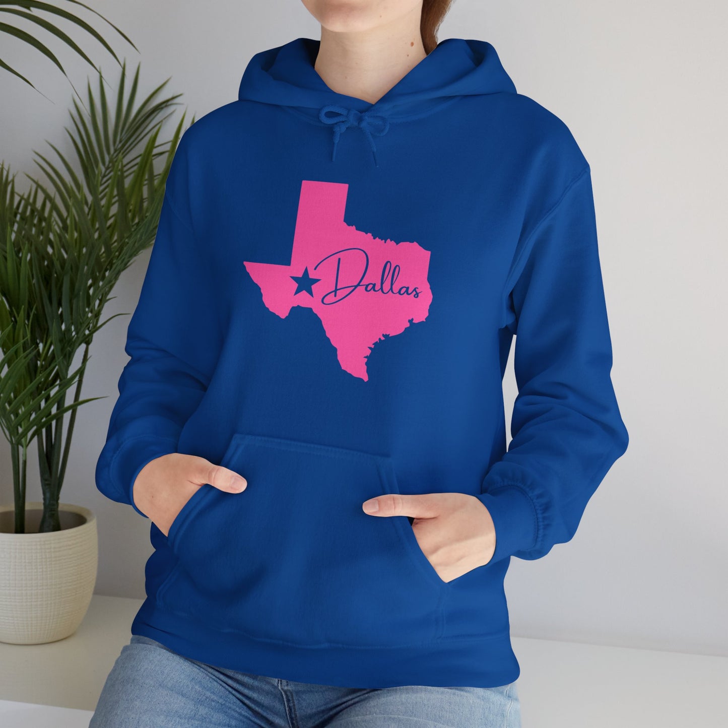 Chefao Dallas, Texas I, Unisex Heavy Blend Hooded Sweatshirt