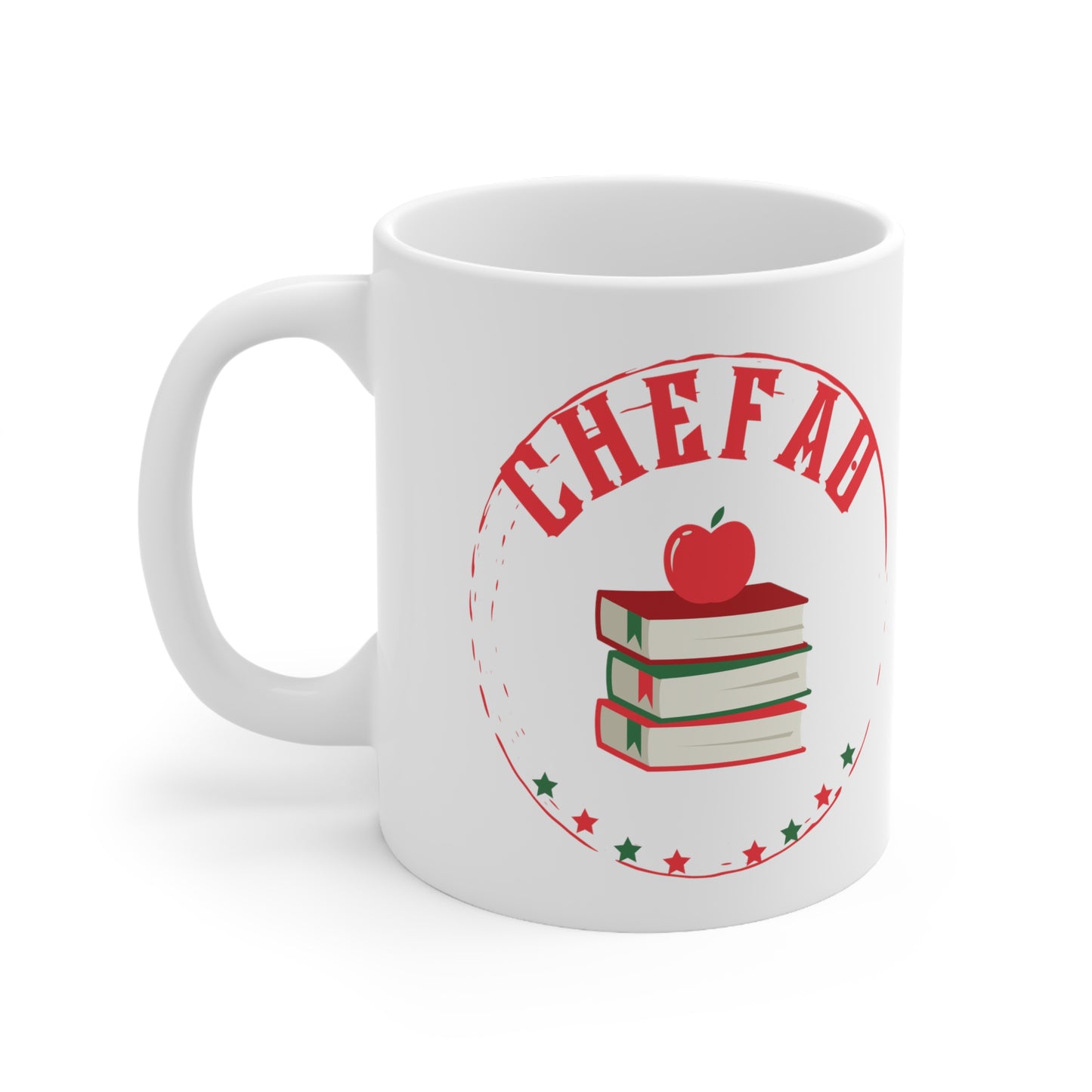 Chefao Teacher II, White Coffee Mug, 11oz