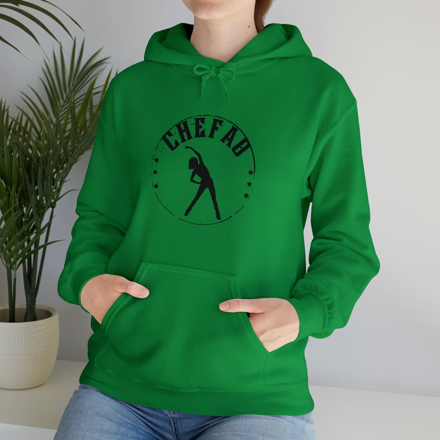 Chefao Aerobics I, Unisex Heavy Blend Hooded Sweatshirt