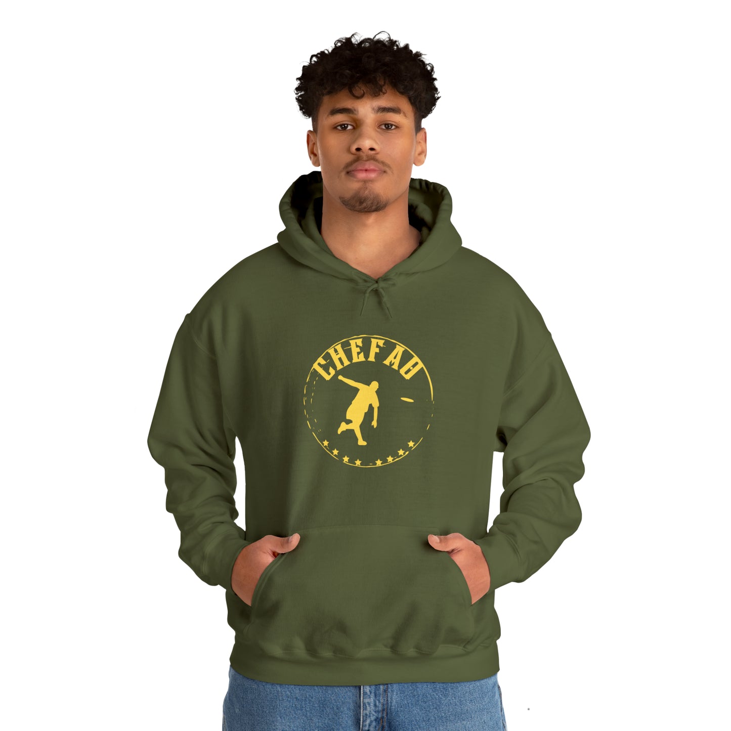 Chefao Frisbee I, Unisex Heavy Blend Hooded Sweatshirt