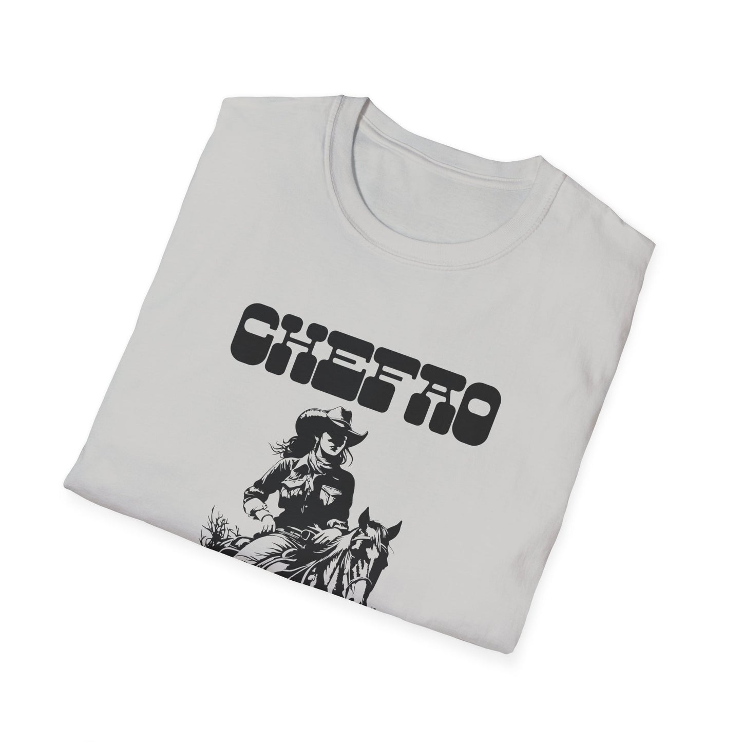 Chefao Cowgirl V, Unisex Softstyle T-Shirt