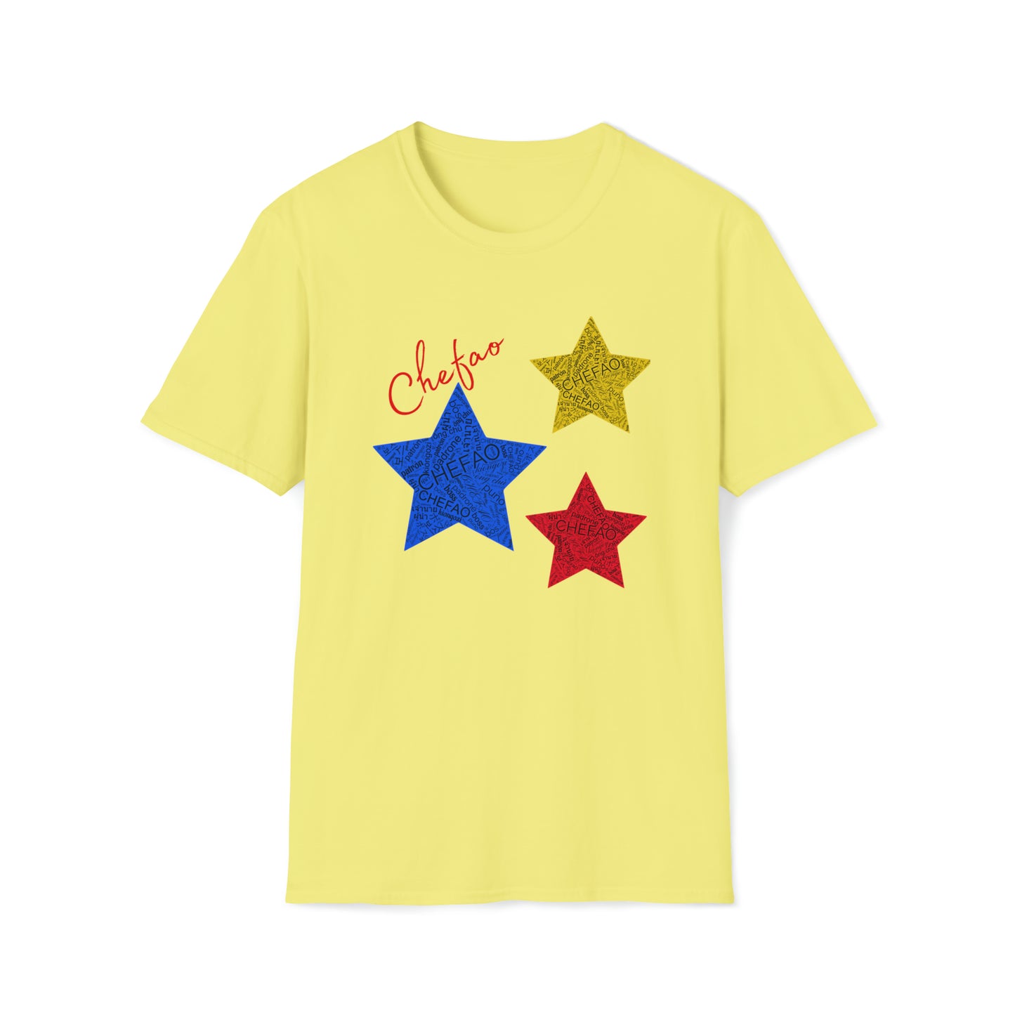 Chefao Stars I, Unisex Softstyle T-Shirt