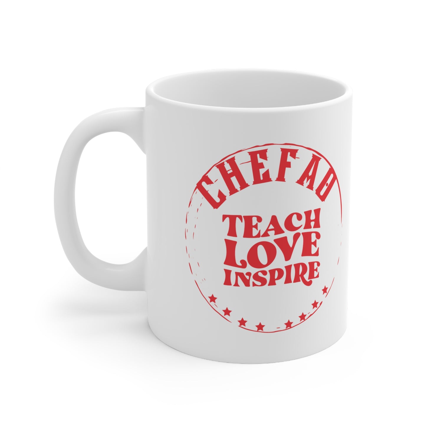 Chefao Teacher IV, White Coffee Mug, 11oz