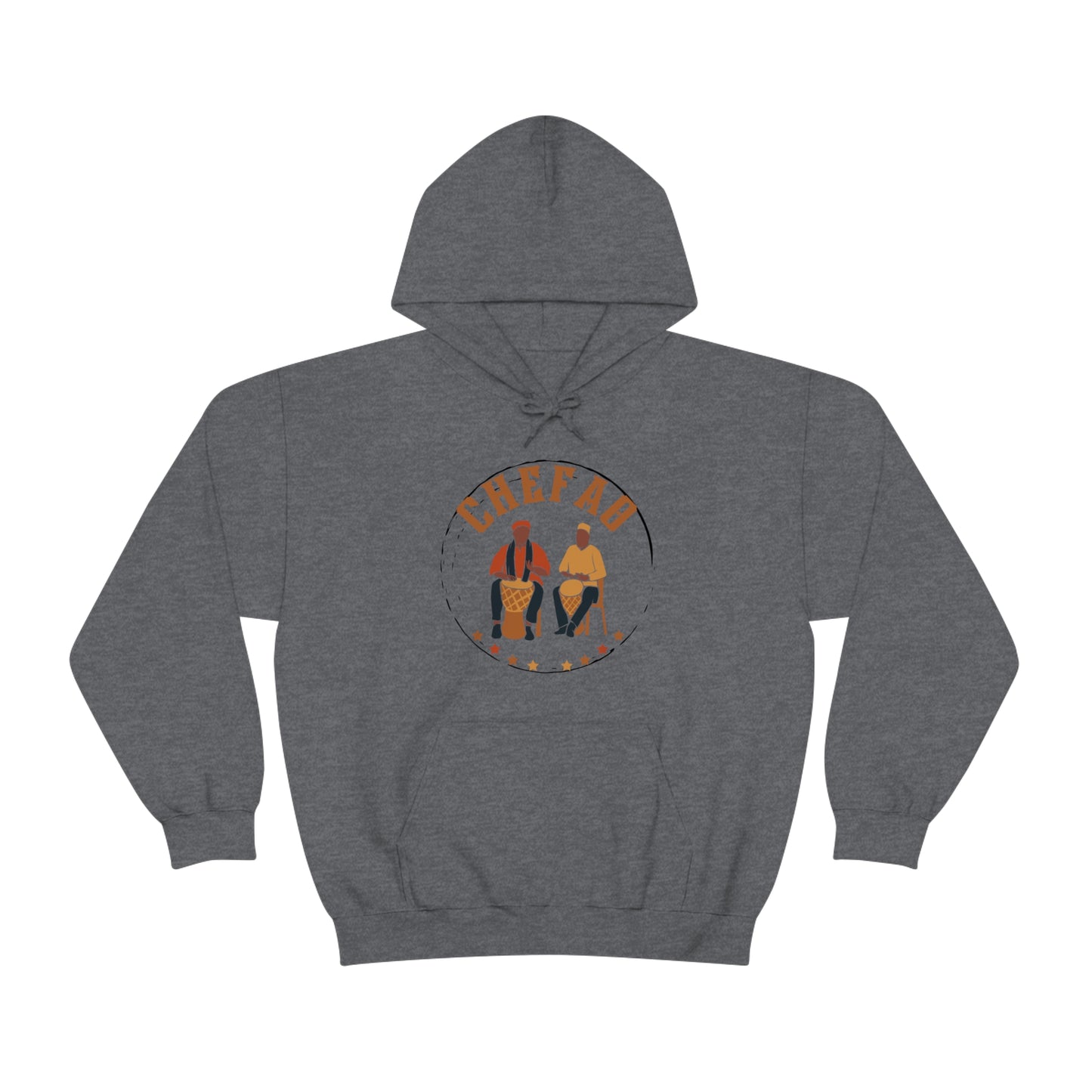 Chefao Drums I, Unisex Heavy Blend Hooded Sweatshirt