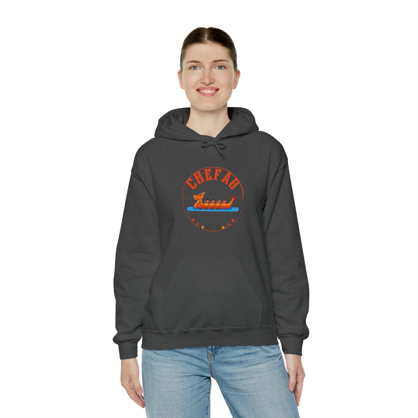 Chefao Dragonboat II, Unisex Heavy Blend Hooded Sweatshirt