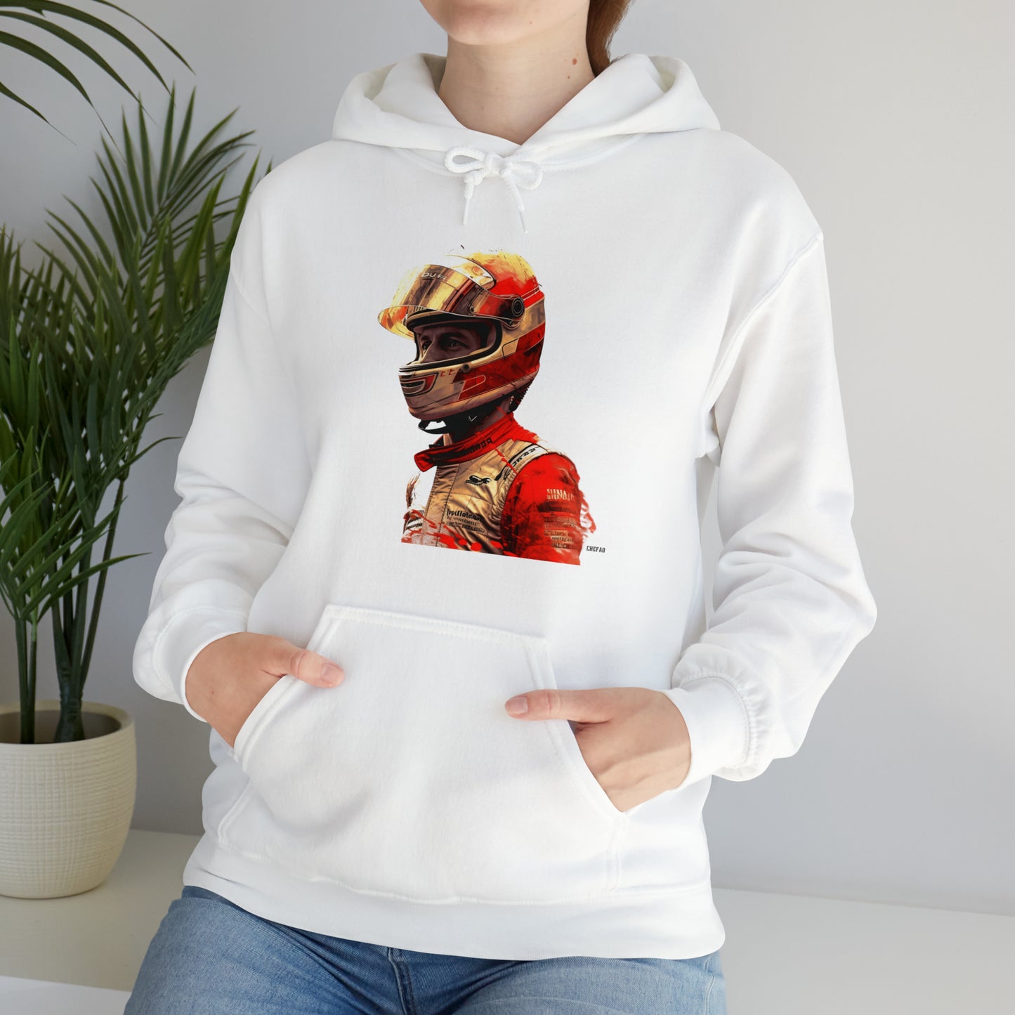 Racecar Driver, Unisex Heavy Blend Hooded Sweatshirt