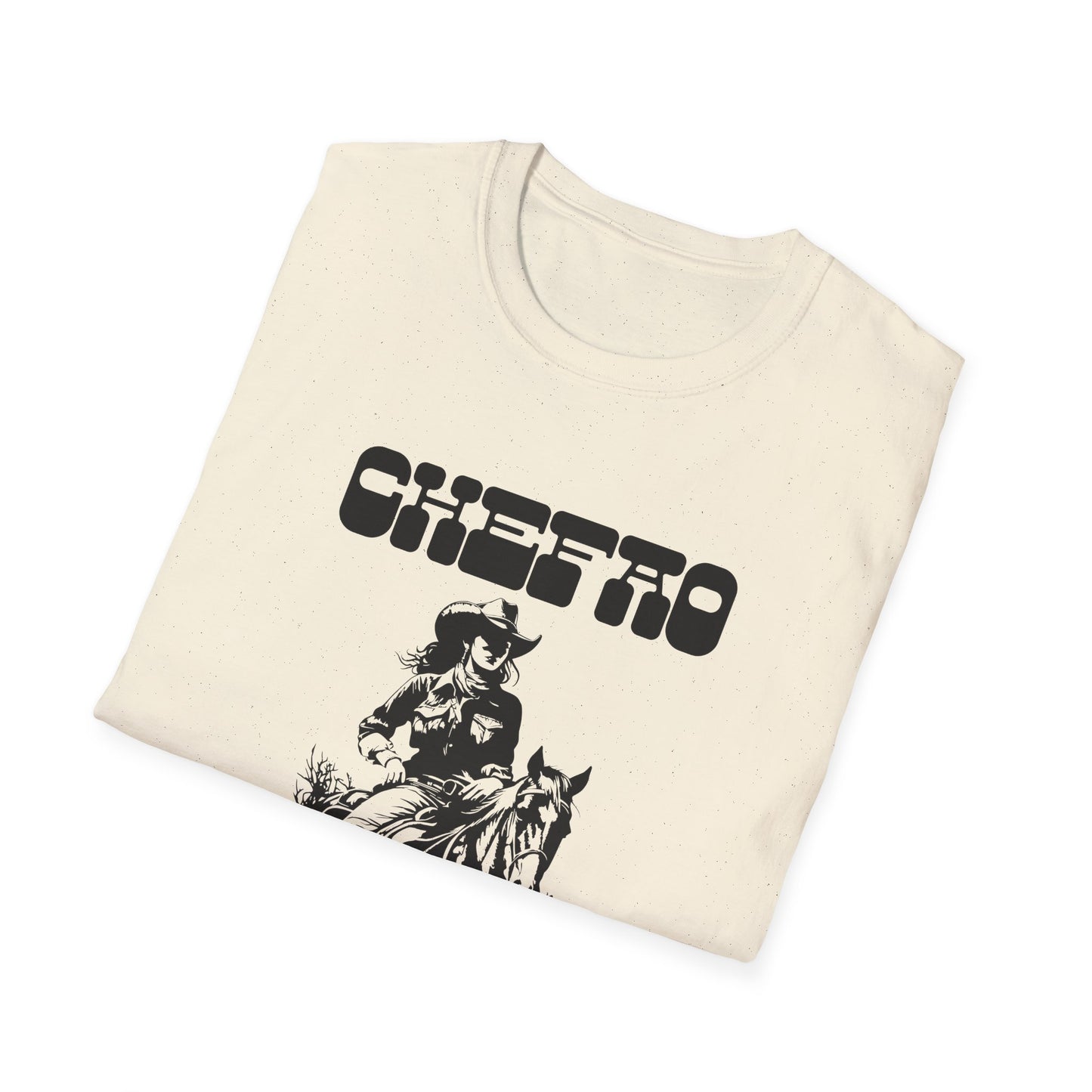 Chefao Cowgirl V, Unisex Softstyle T-Shirt