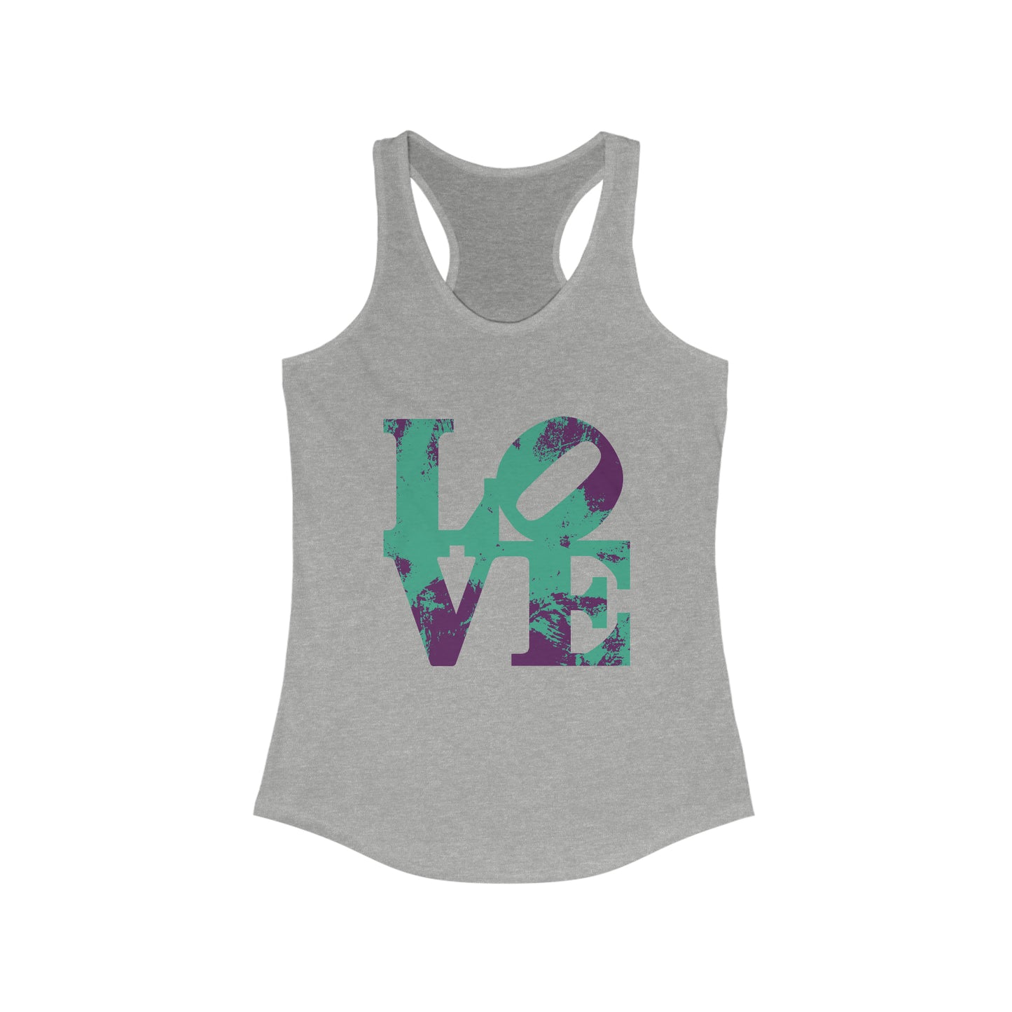 Chefao Love Blocks I, Women's Ideal Racerback Tank