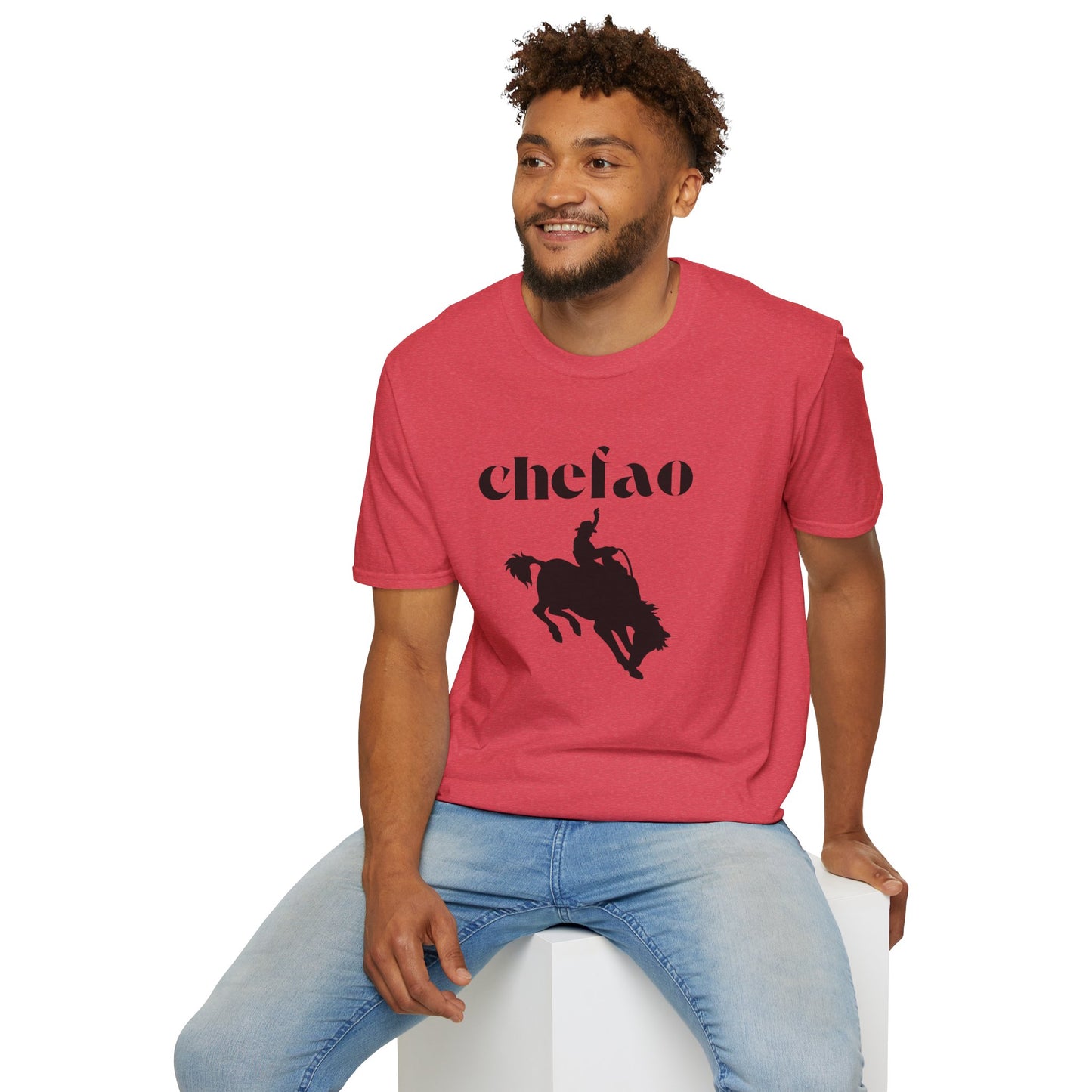 Chefao Cowboy X, Unisex Softstyle T-Shirt