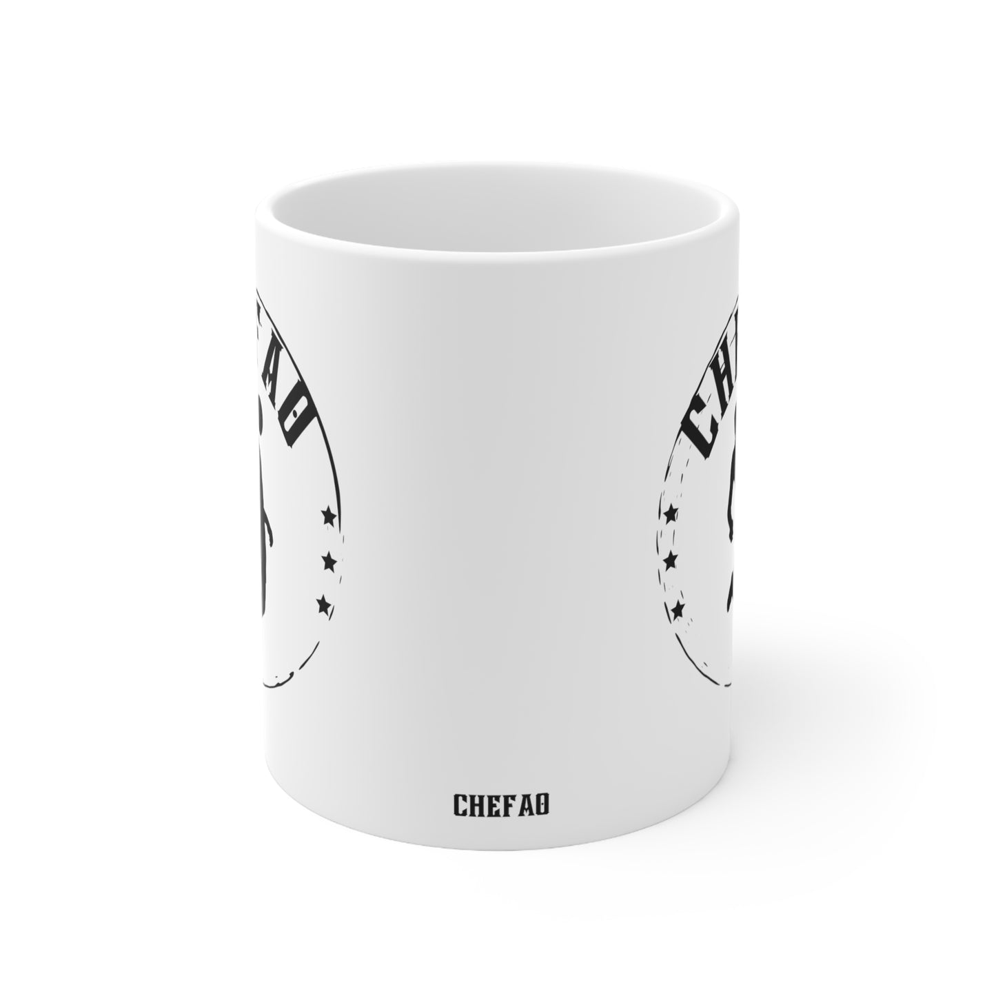 Chefao Soccer IV, White Coffee Mug 11oz