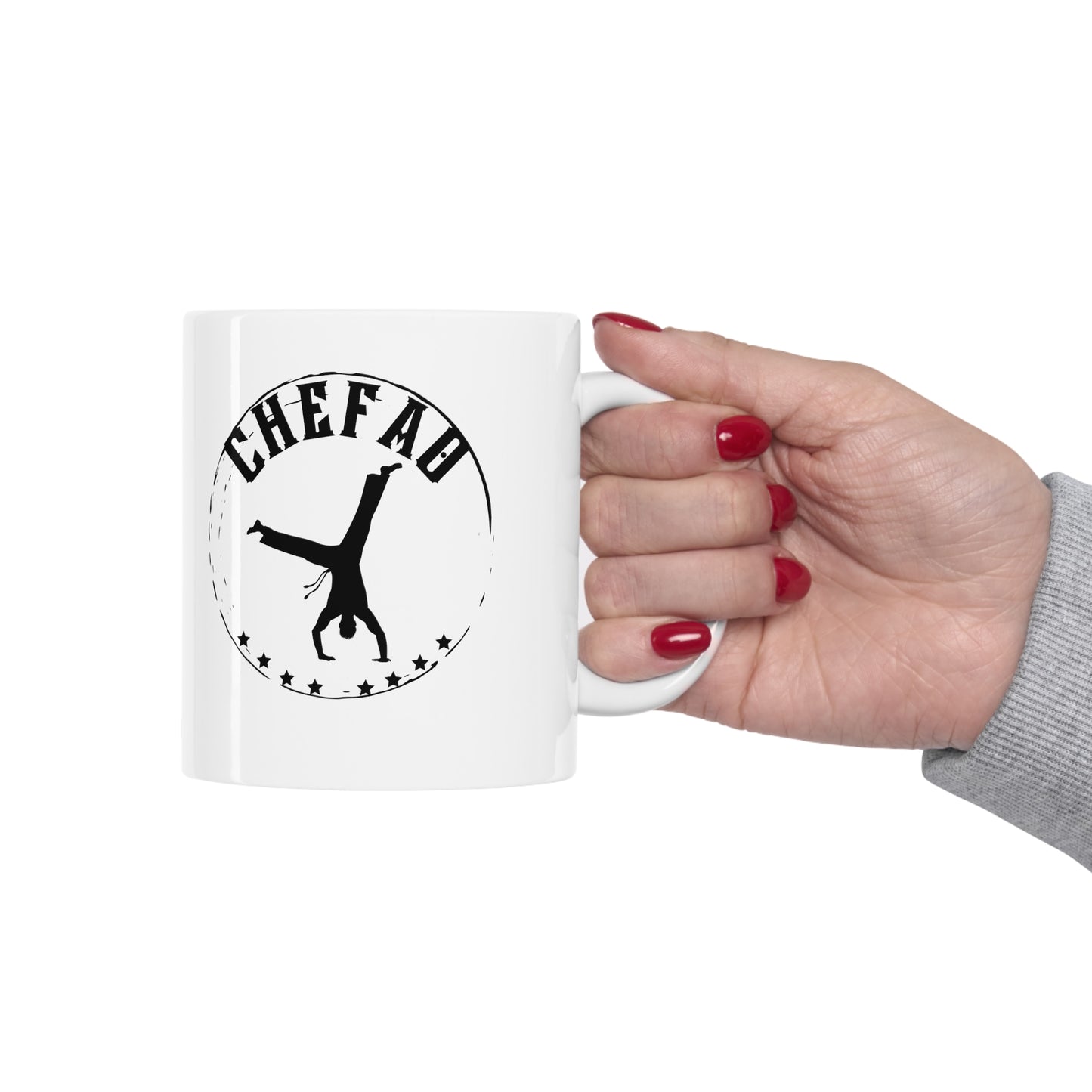 Chefao Capoeira I, White Coffee Mug, 11oz