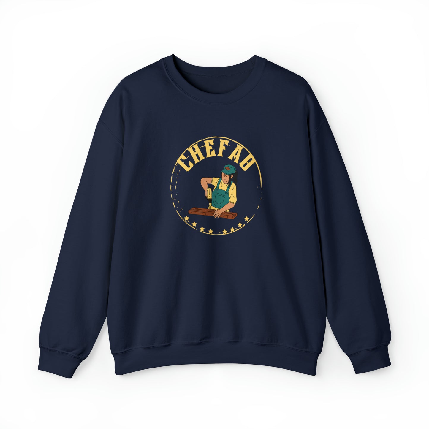 Chefao Carpenter I, Unisex Heavy Blend Crewneck Sweatshirt