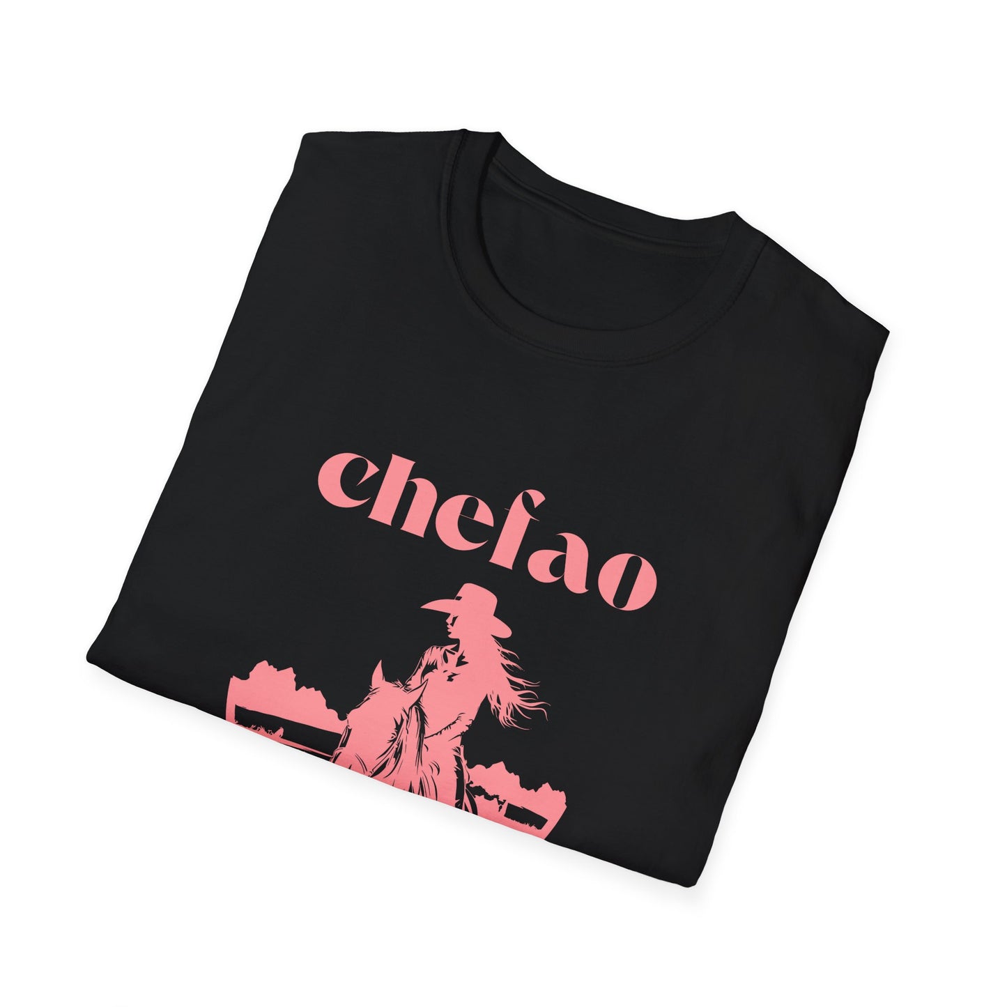 Chefao Cowgirl IV, Unisex Softstyle T-Shirt