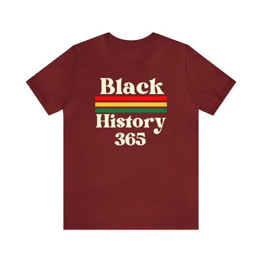 Chefao Black History 365, Unisex Jersey Short Sleeve Tee