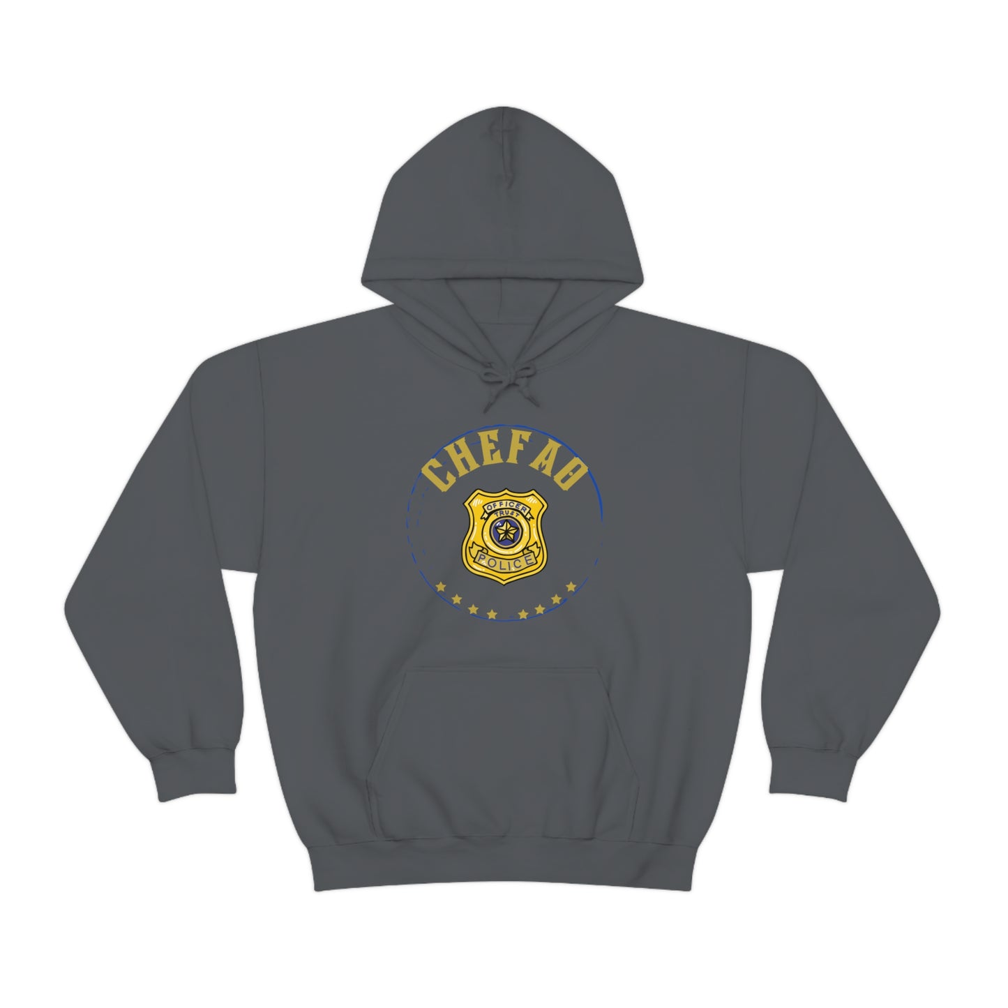 Chefao Police I, Unisex Heavy Blend Hooded Sweatshirt