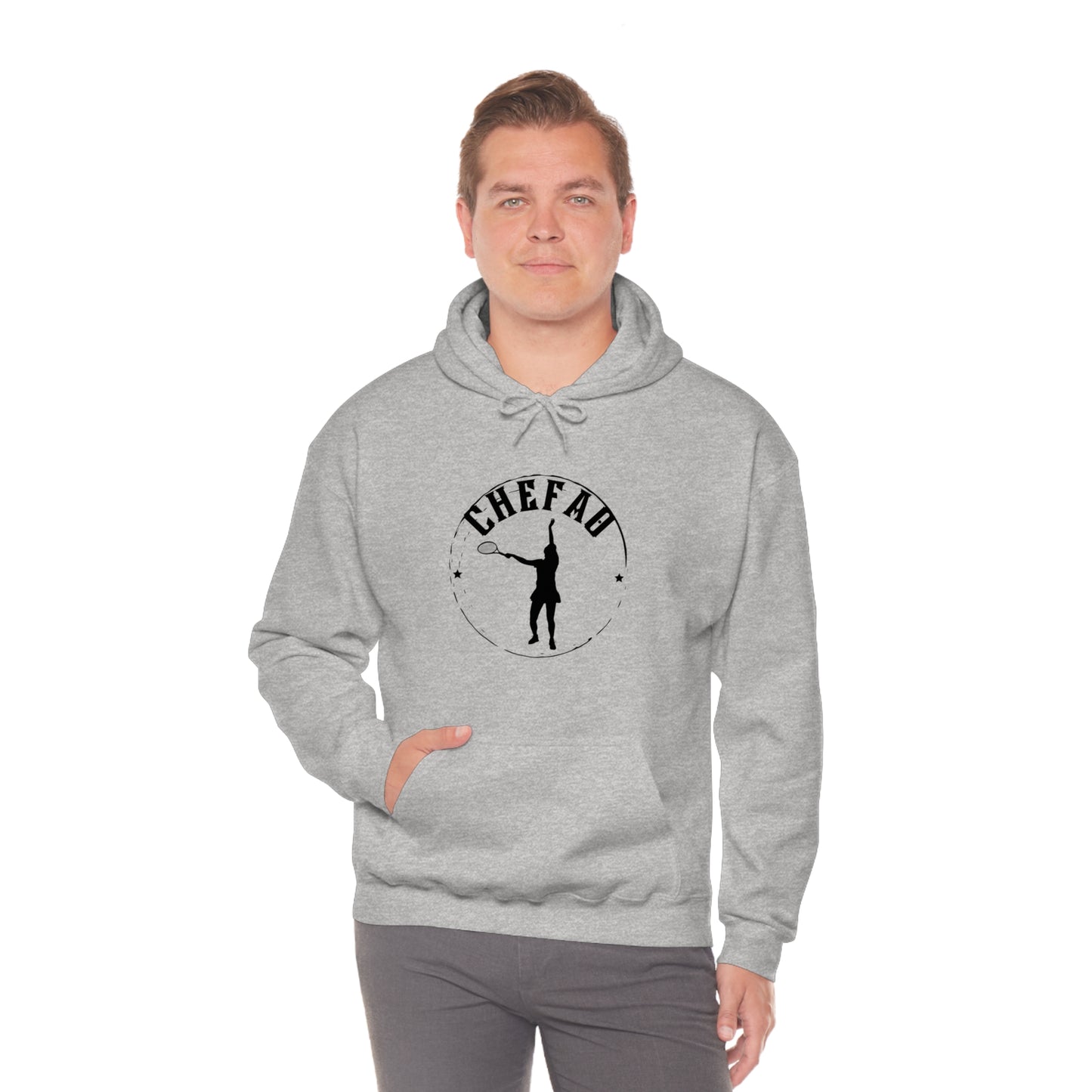 Chefao Tennis I, Unisex Heavy Blend Hooded Sweatshirt