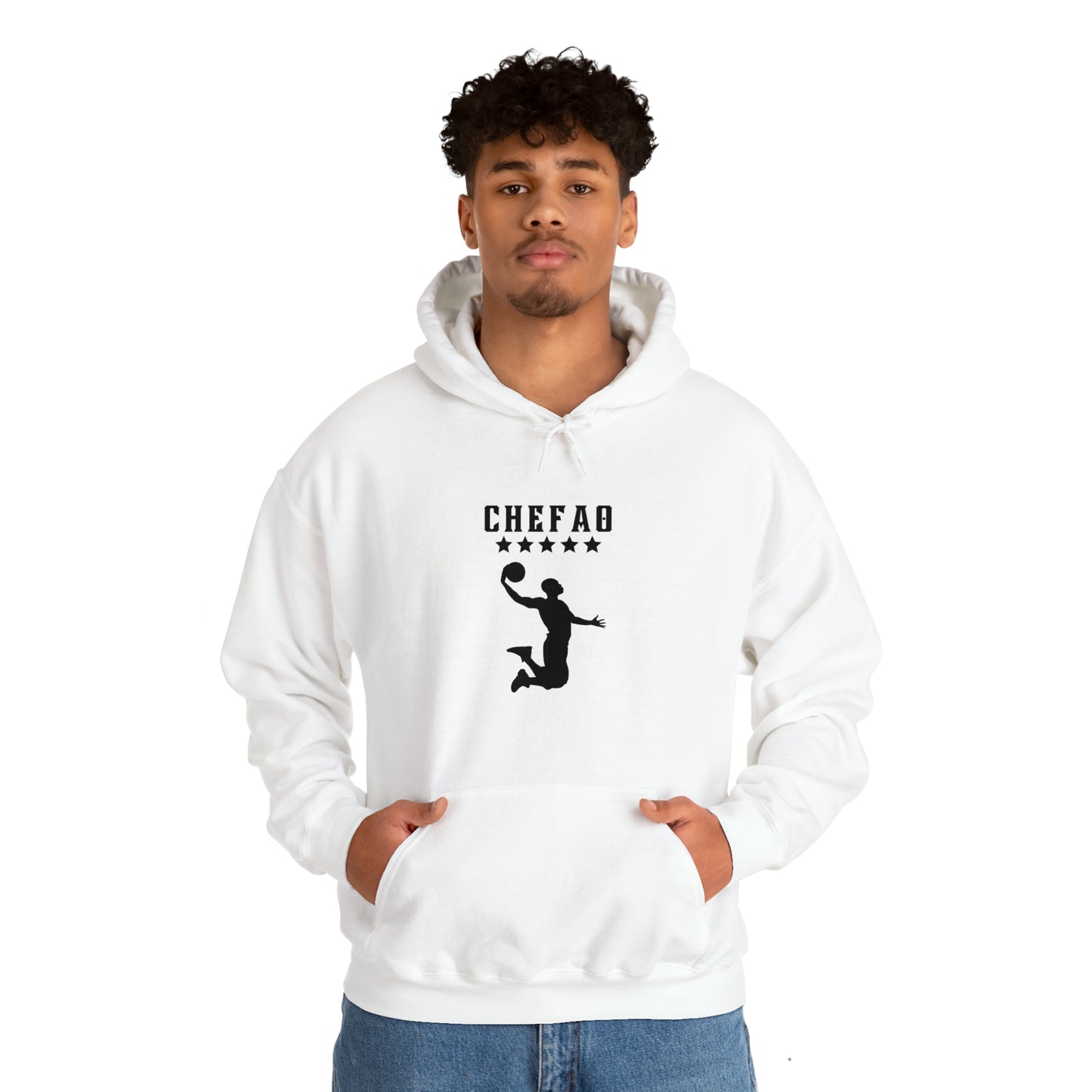 Chefao Basketball X, Unisex Heavy Blend Hooded Sweatshirt